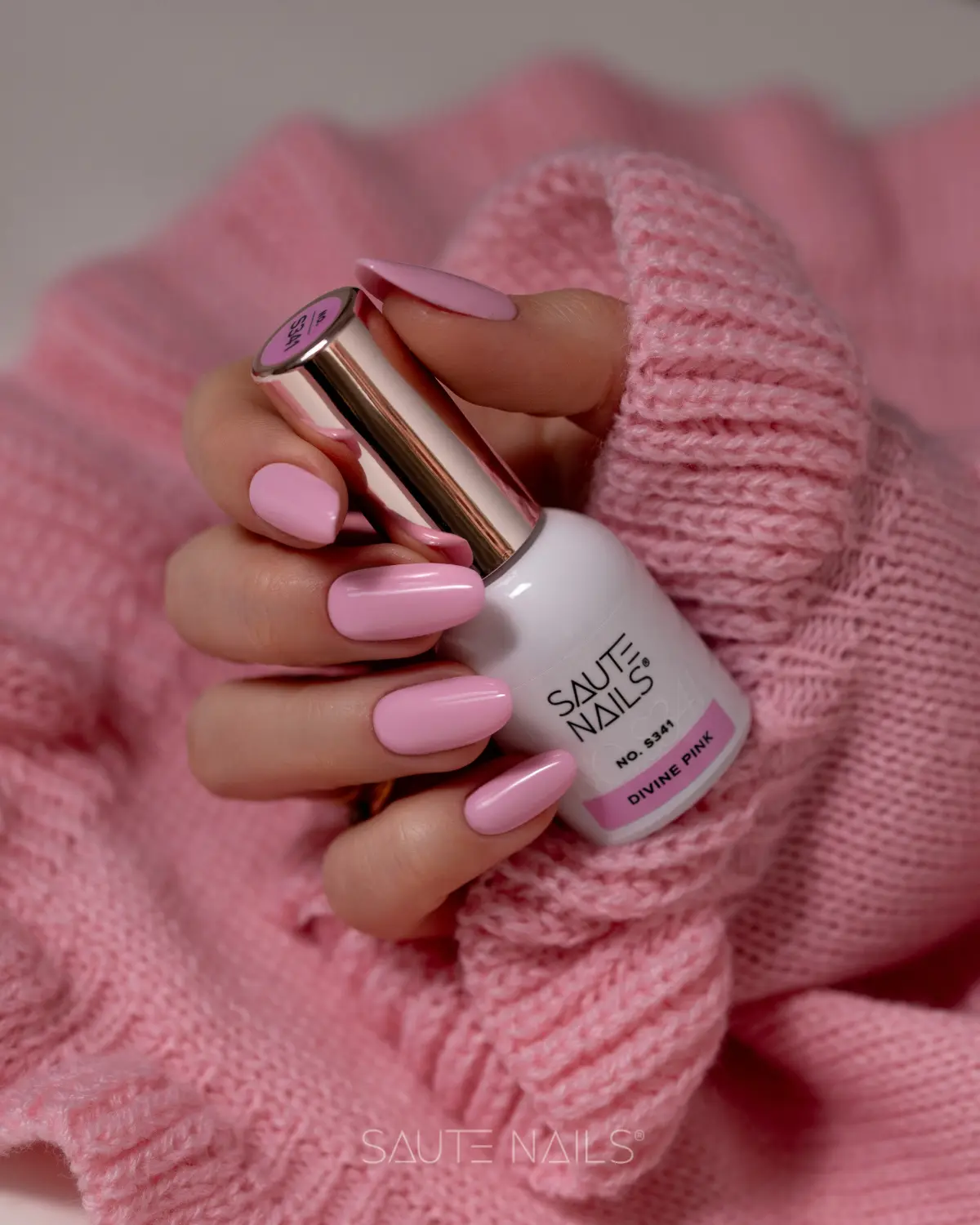 UV Gel Polish S341 Divine Pink - Image 3