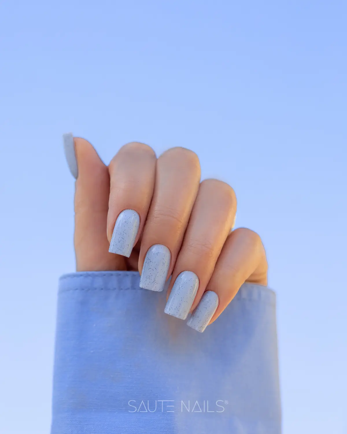 UV Gel Polish S344 Cotton Sky - Image 4