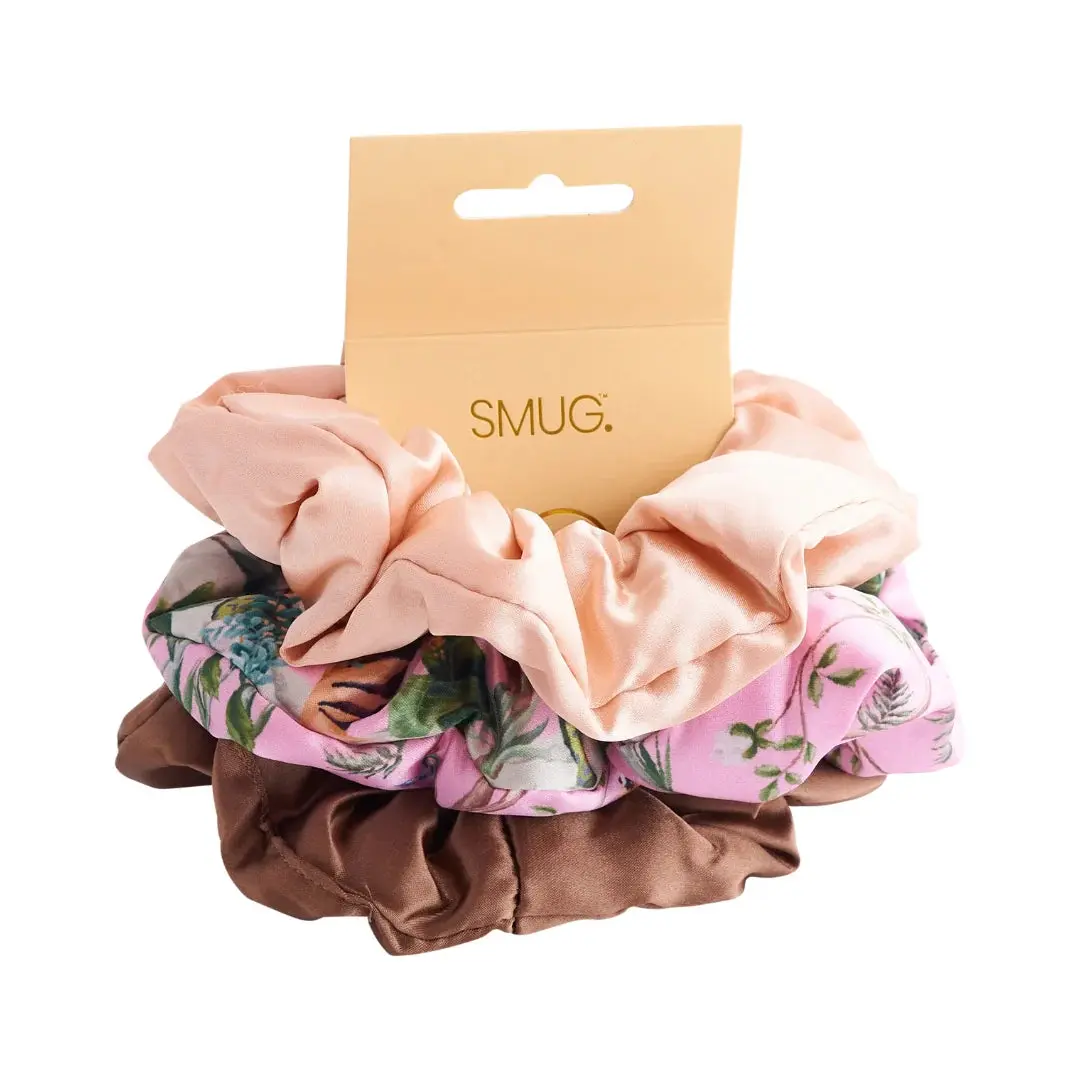 Cloud Oversized Satin Scrunchies Caramel - Image 3
