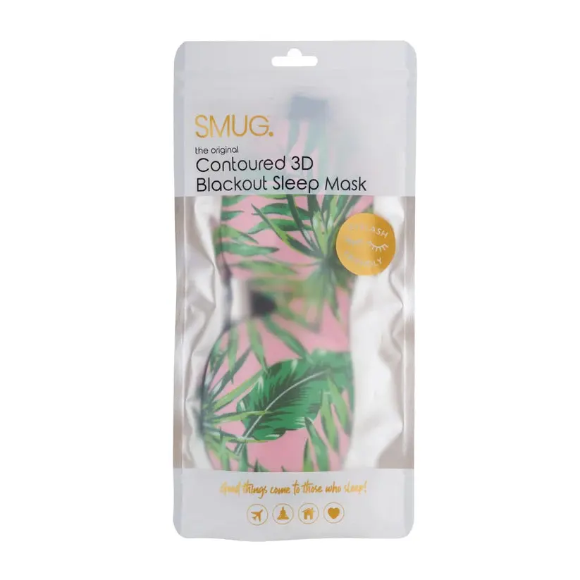 Contoured 3D Blackout Sleep Mask Palm - Image 5