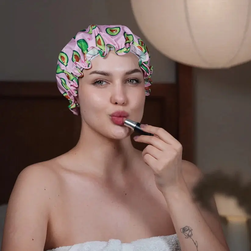 Shower Cap Avocado - Image 2