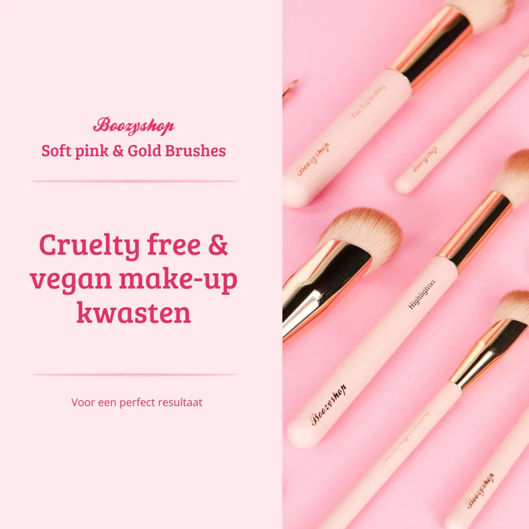 Soft Pink & Gold Lash and Brow Brush - Image 8