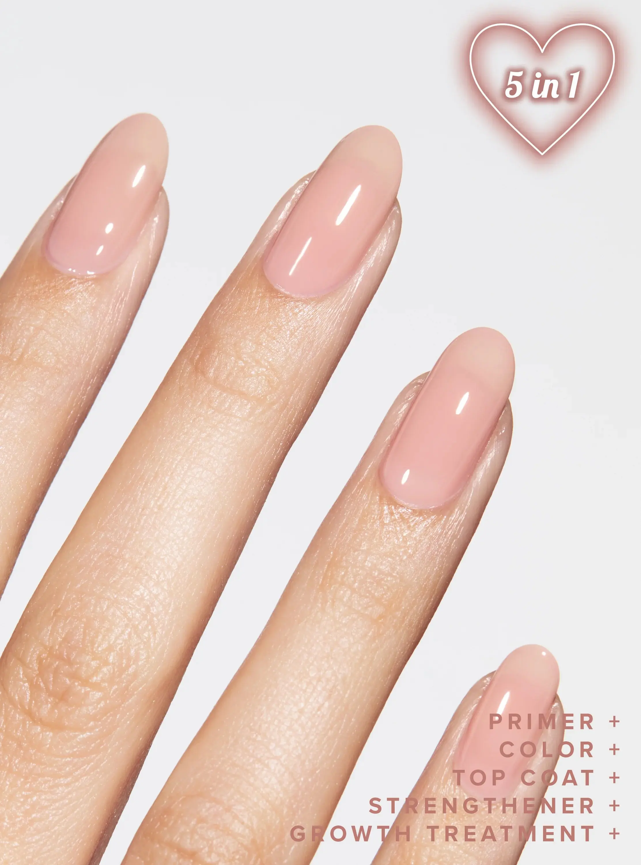 5-in-1 Rapid Growth Nail Treatment Barely There - Image 2
