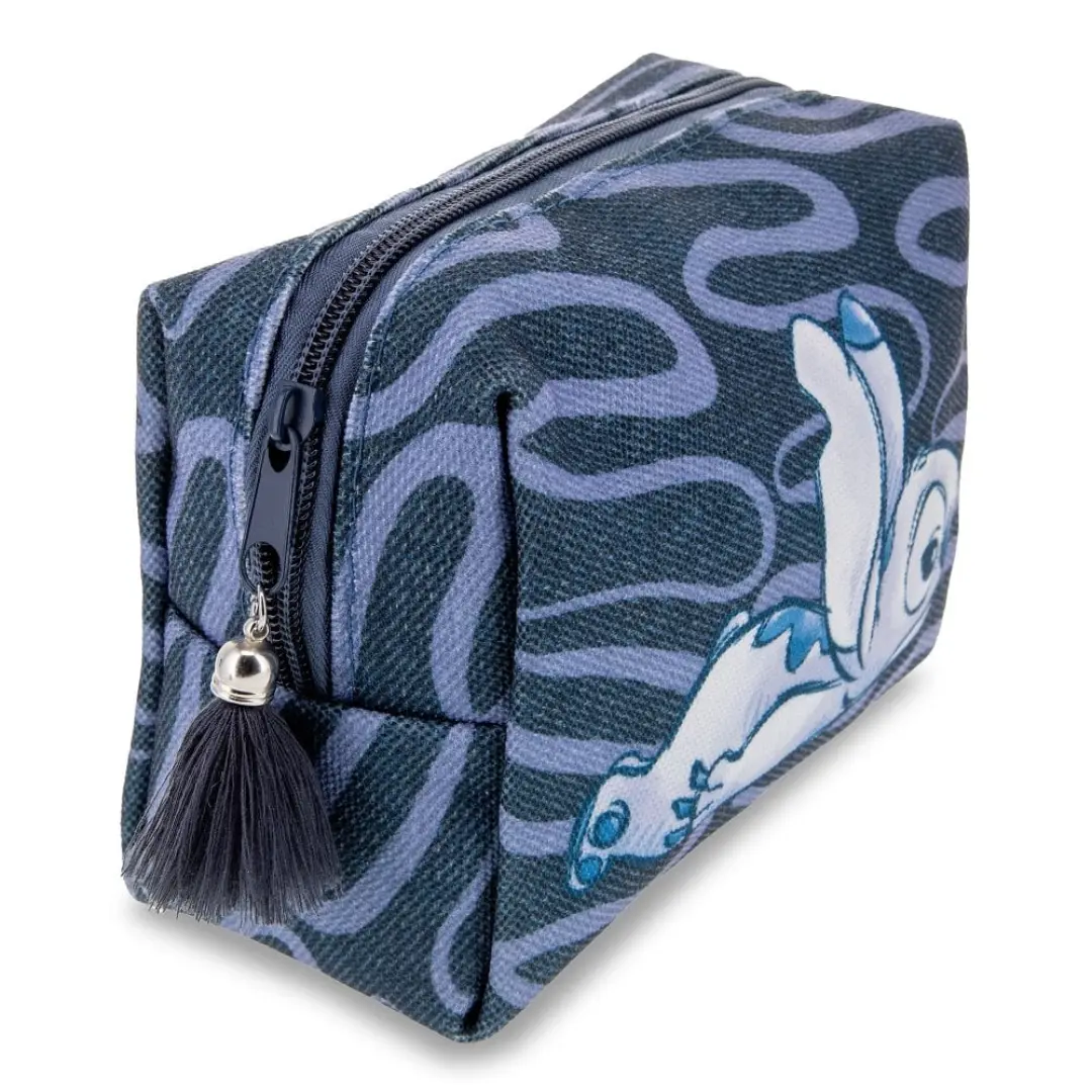 Stitch Denim Cosmetic Bag - Image 2