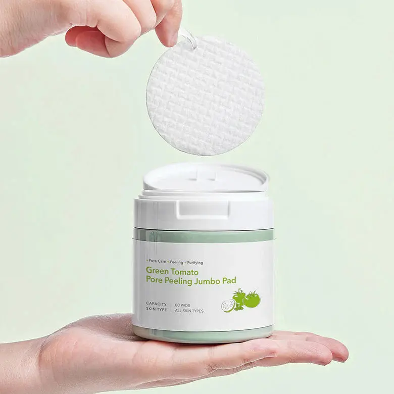 Green Tomato Pore Peeling Jumbo Pad - Image 3
