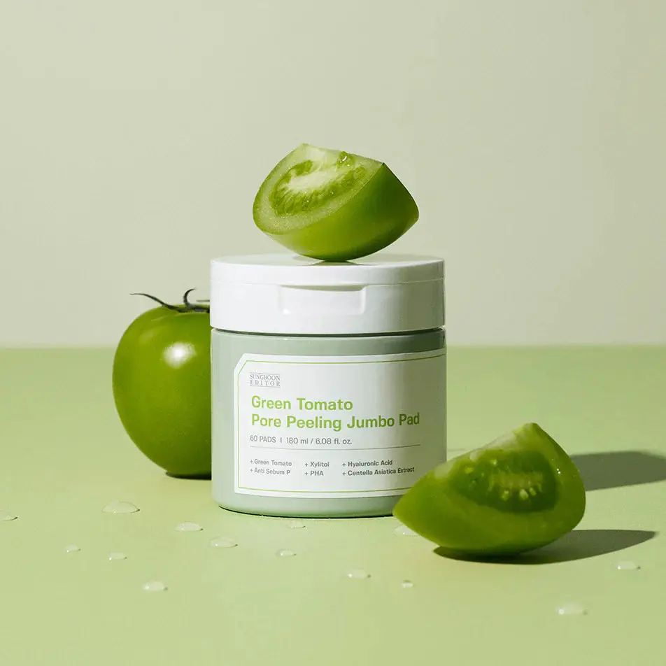 Green Tomato Pore Peeling Jumbo Pad - Image 4