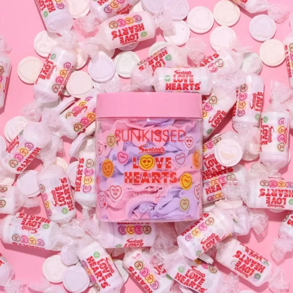 Love Hearts Soap & Scrub Blackcurrant - Image 2