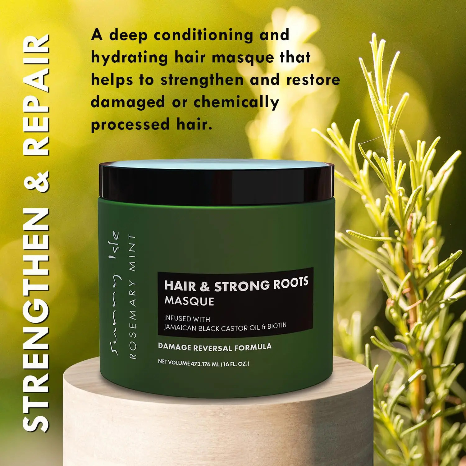 Rosemary & Mint Hair Masque - Image 3