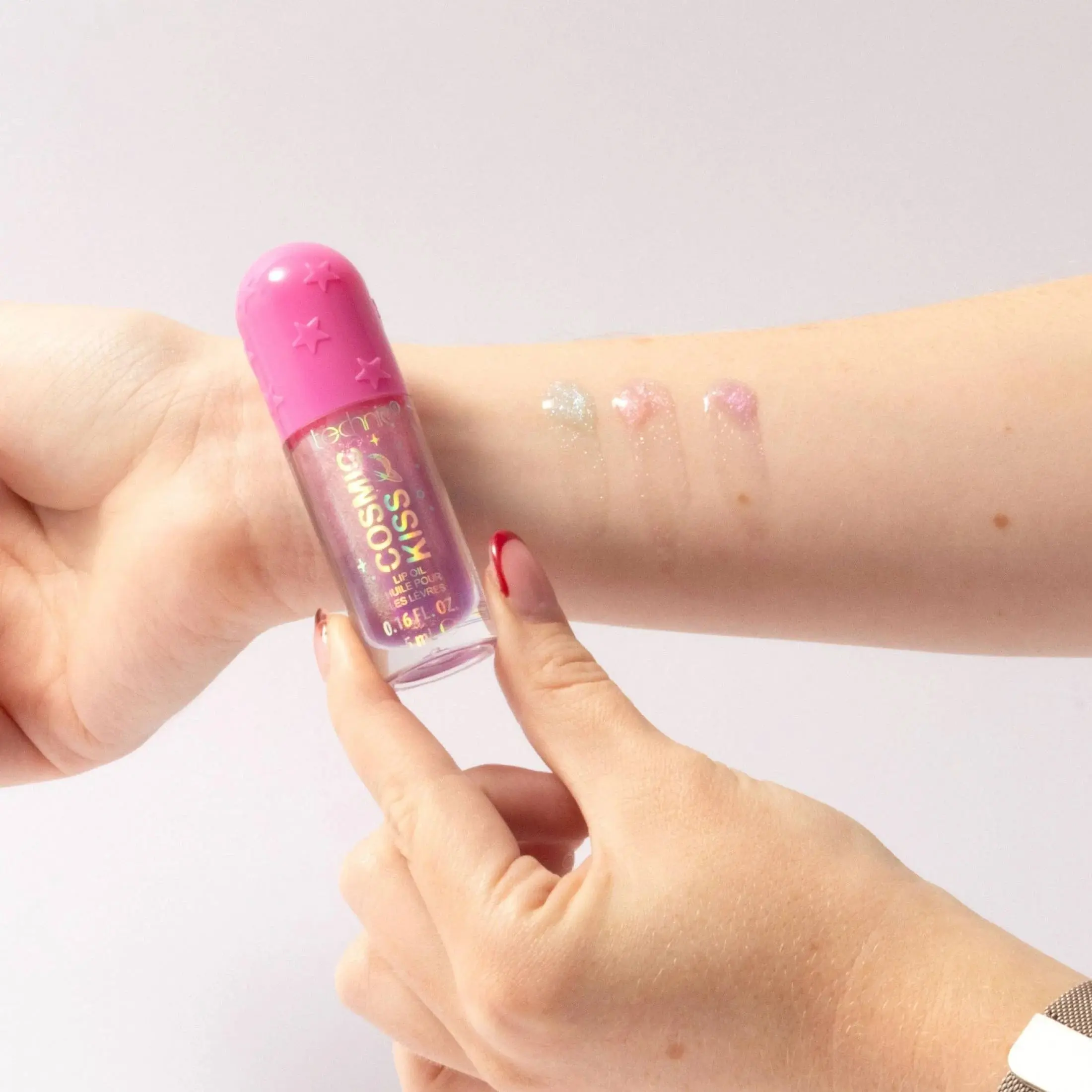 Cosmic Kiss Lip Oil Galactic Grape - Image 3