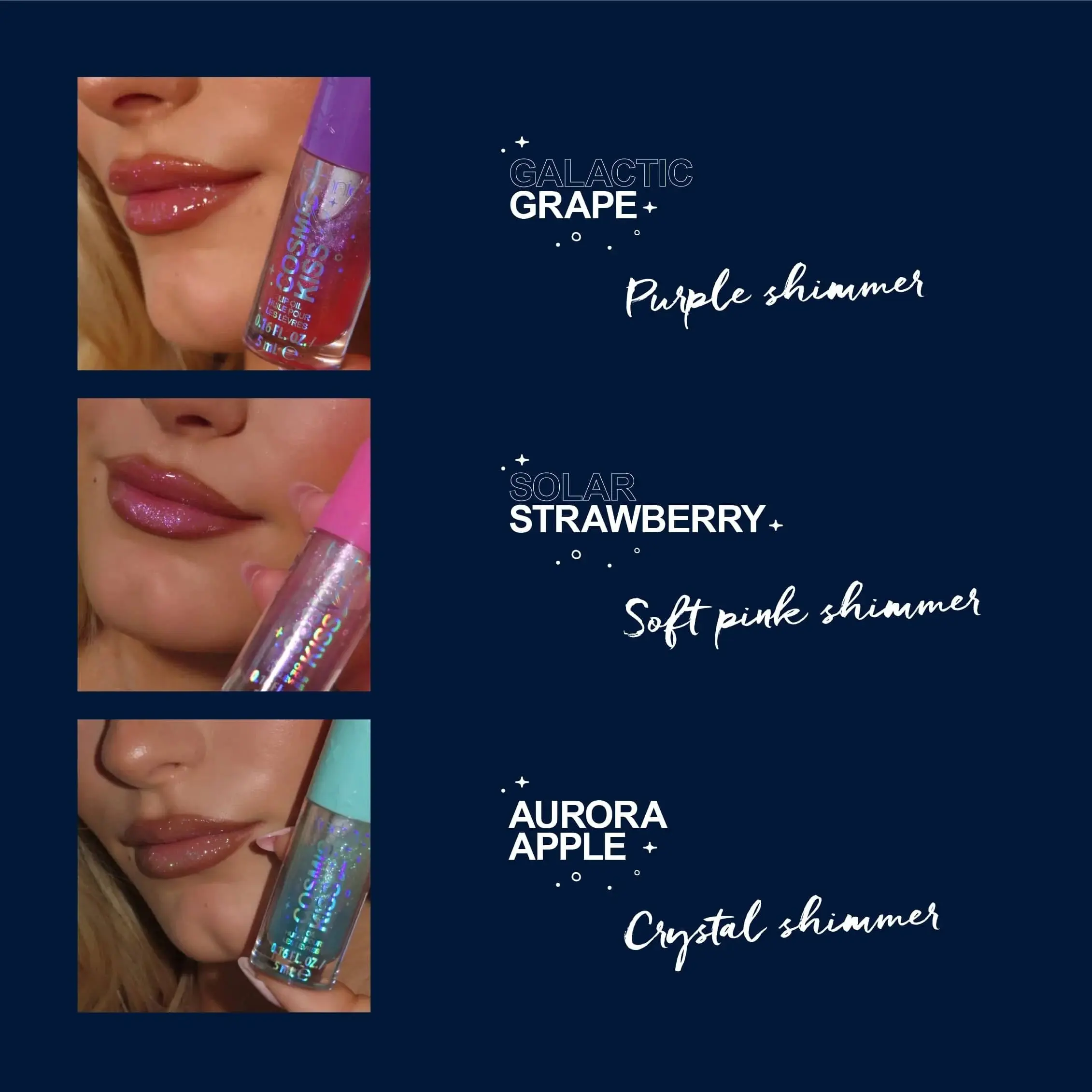 Cosmic Kiss Lip Oil Solar Strawberry - Image 6