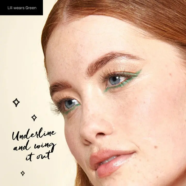Euphoria  Gel Eyeliner Pencil Green - Image 2