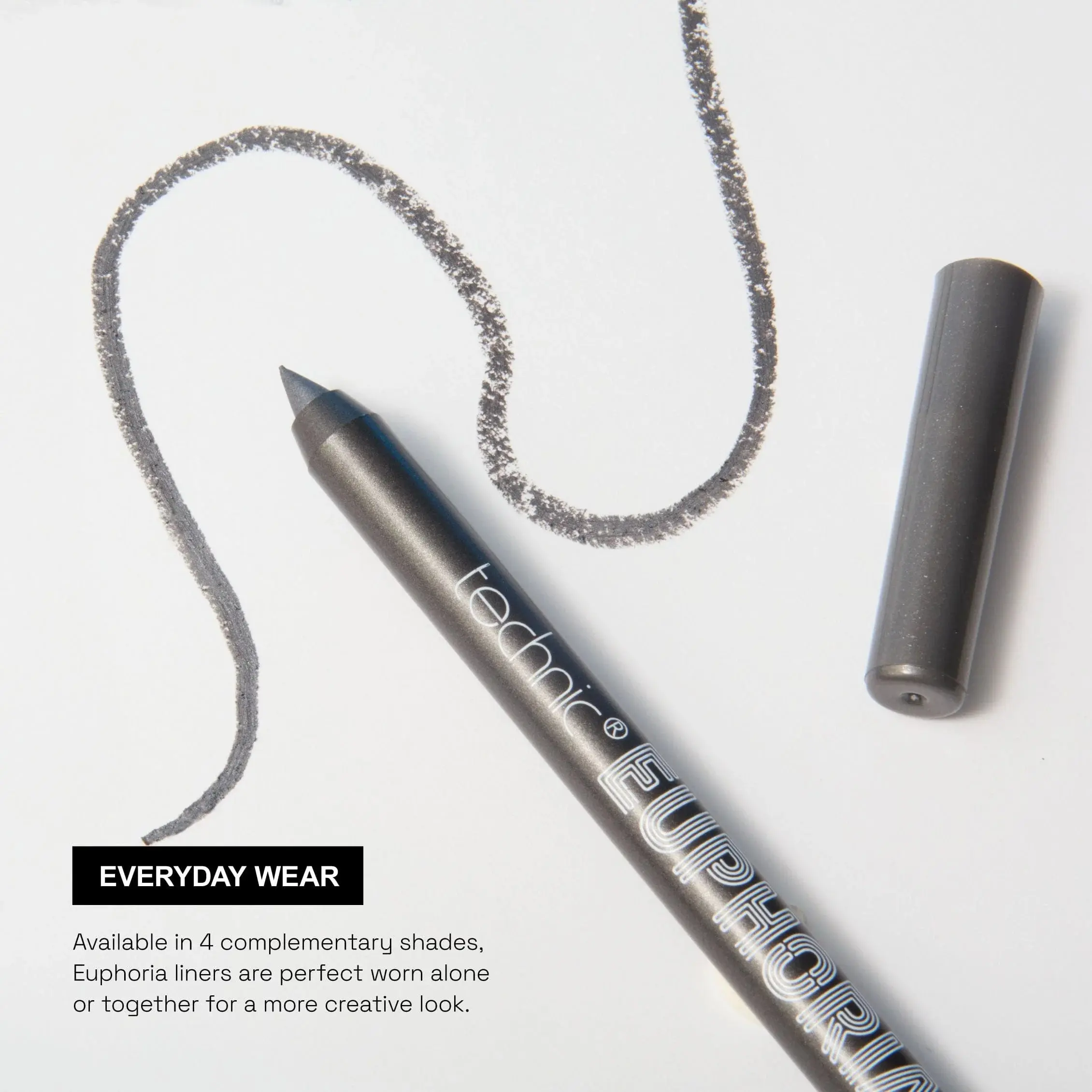 Euphoria Gel Eyeliner Pencil Gun Metal - Image 3