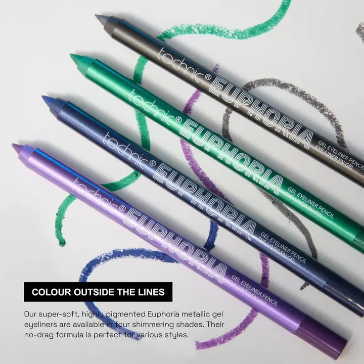 Euphoria Gel Eyeliner Pencil Gun Metal - Image 4