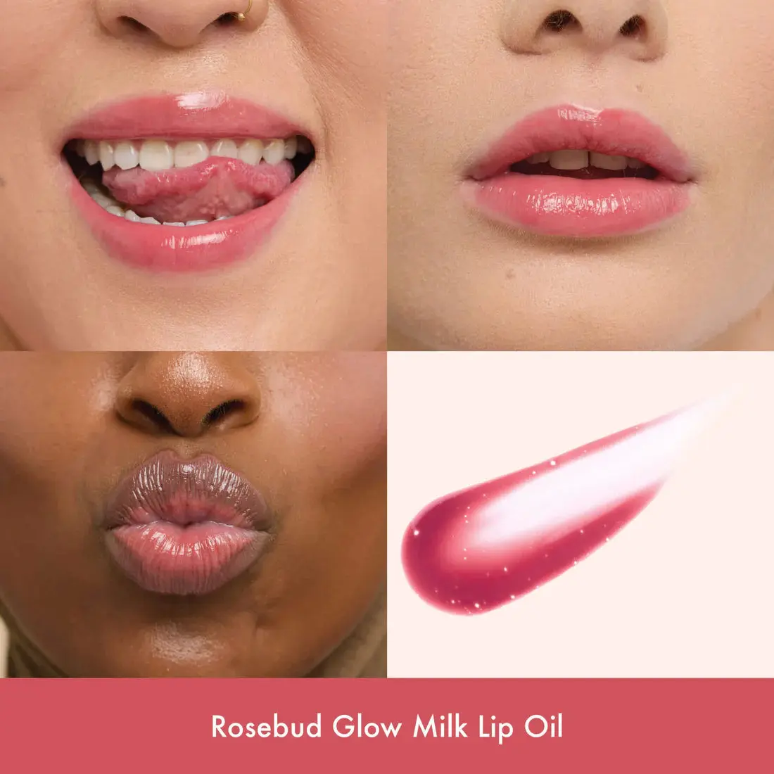 Glow Milk Lip Oil Rosebud - Image 2