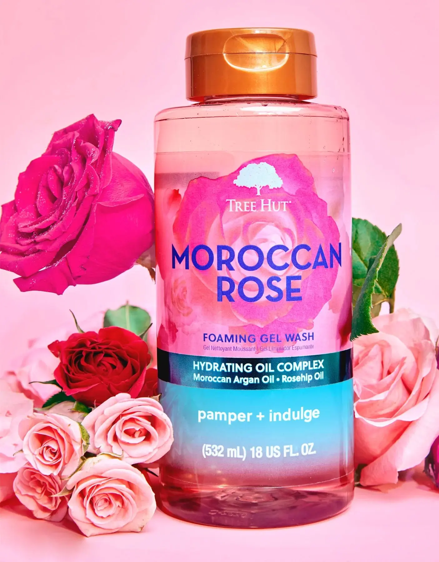 Foaming Gel Wash Moroccan Rose - Image 3