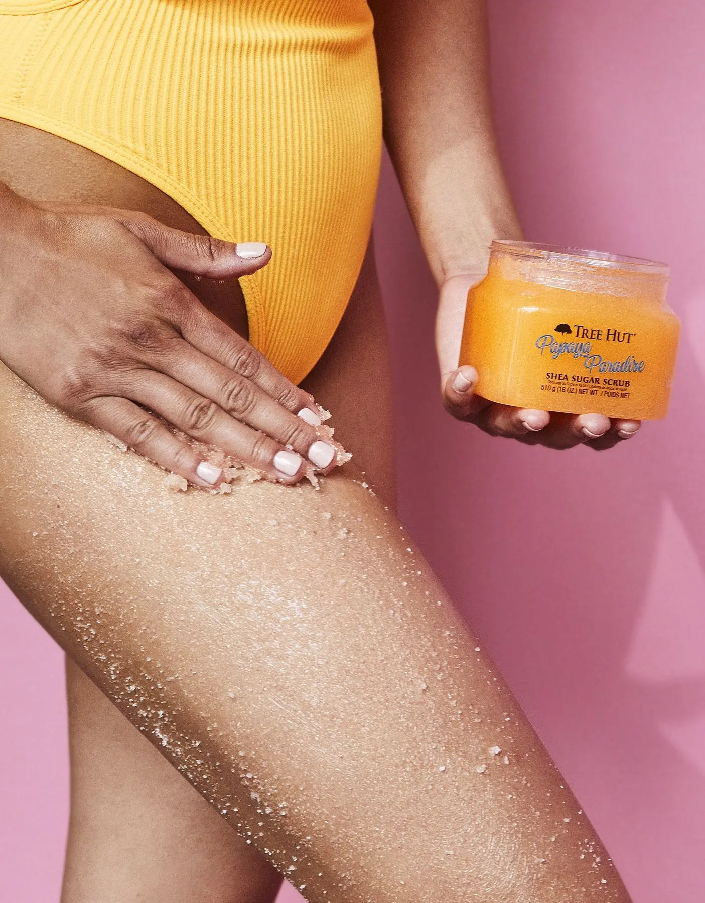 Shea Sugar Scrub Papaya Paradise - Image 2