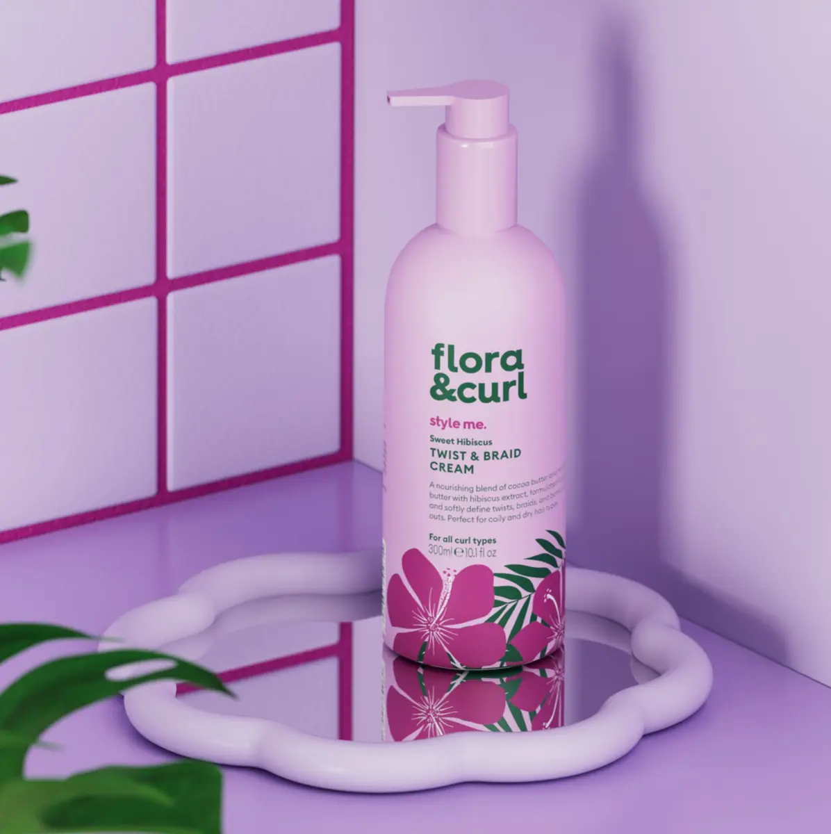 Twist & Braid Cream Sweet Hibiscus - Image 3