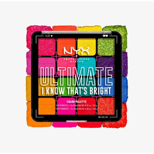 Ultimate Shadow Palette 16 Pan I Know That's Bright - Image 4
