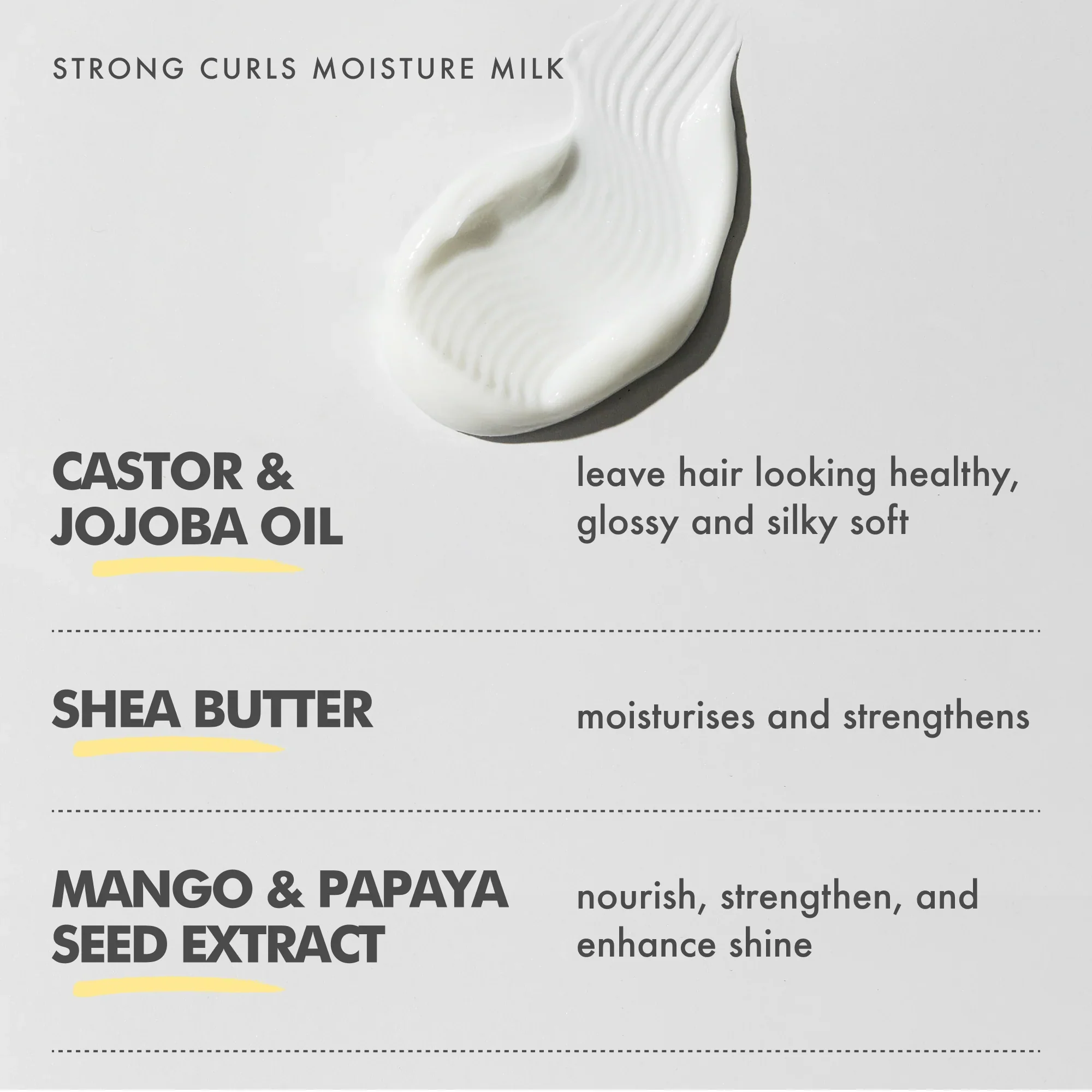 Strong Curls Rosemary Oil Leave In Conditioner Milk - Image 4