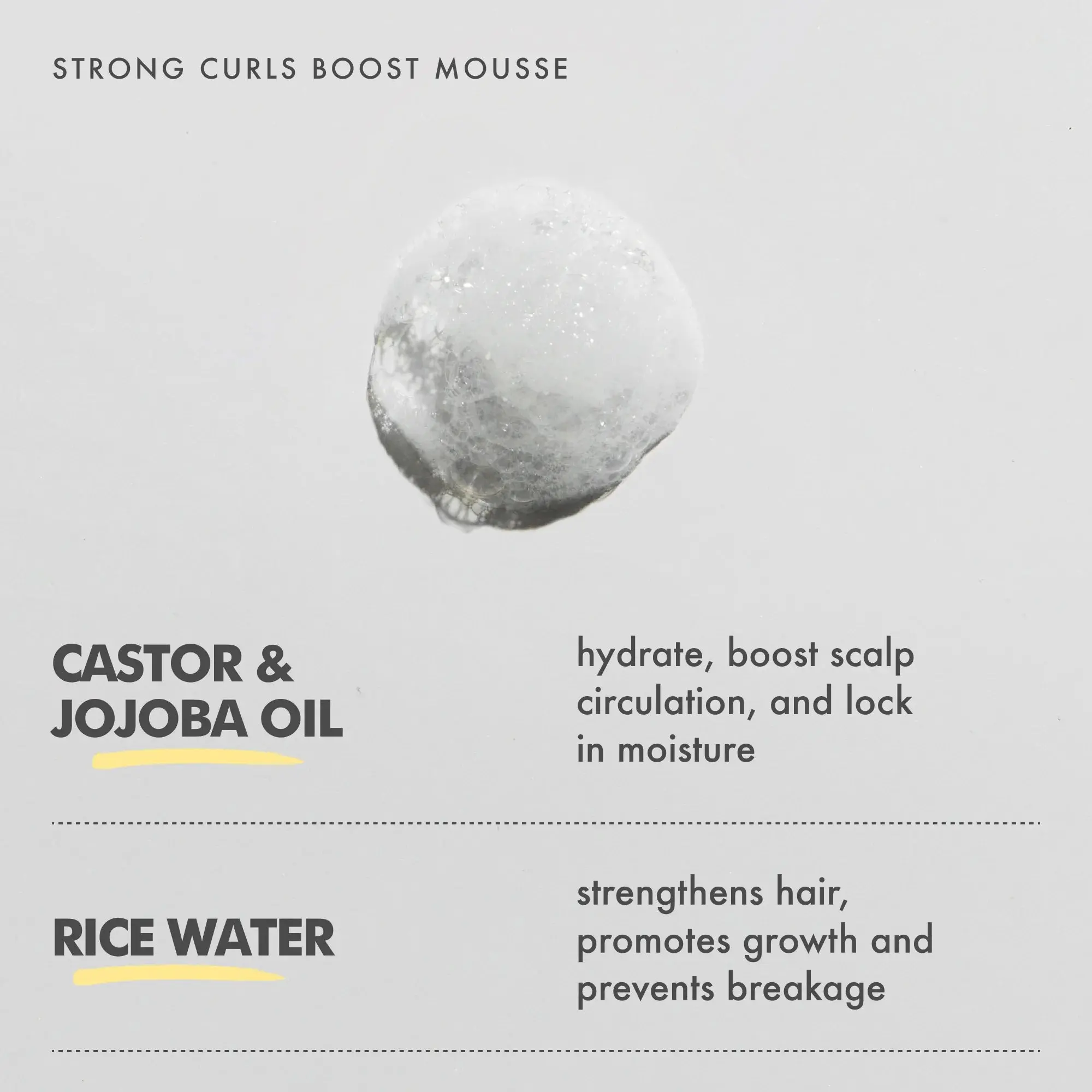 Strong Curls Rosemary Oil Strenghtening Styling Foam - Image 4