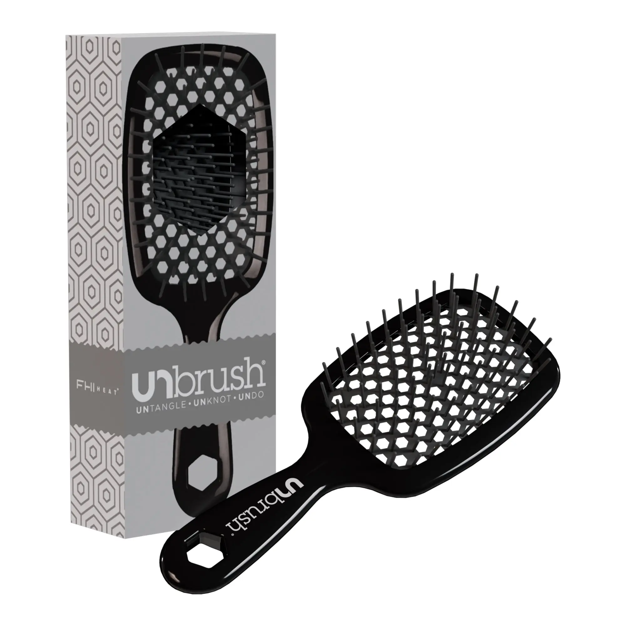 Detangling Hair Brush Moonlight Grey - Image 3