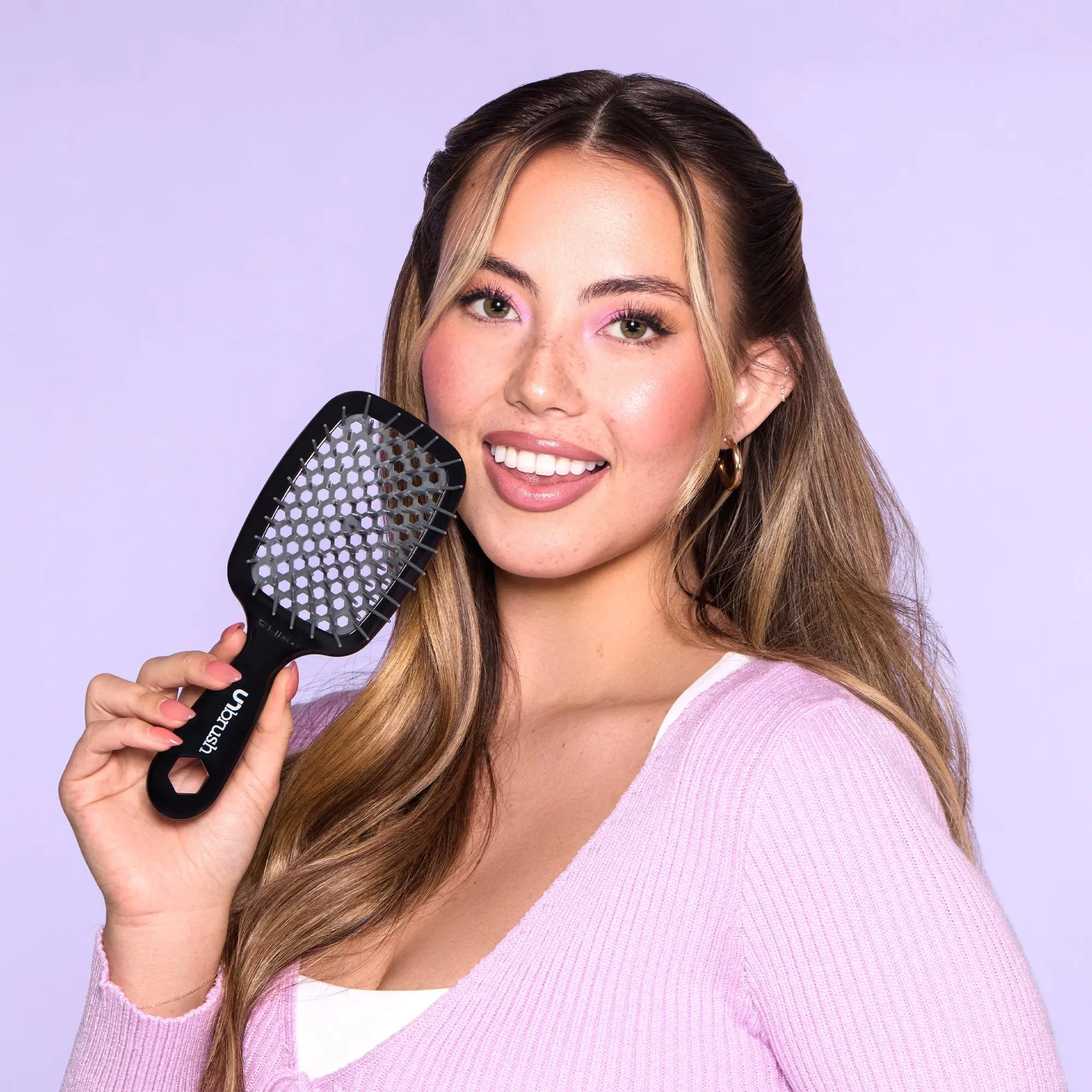 Detangling Hair Brush Moonlight Grey - Image 4