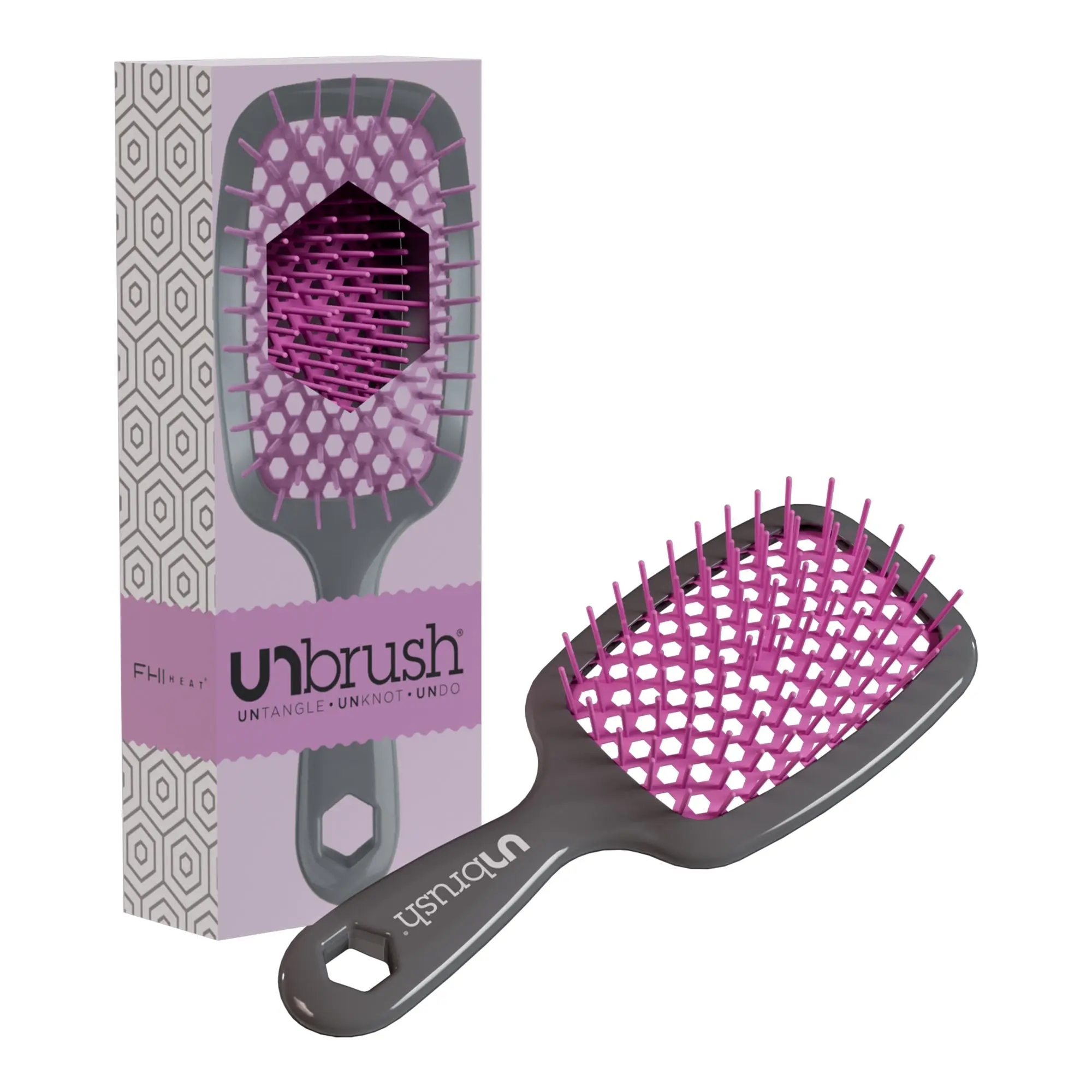 Detangling Hair Brush Orchid Lavender - Image 3
