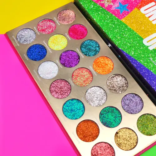 United Shades of Glitter 21 Pressed Glitter Palette - Image 2