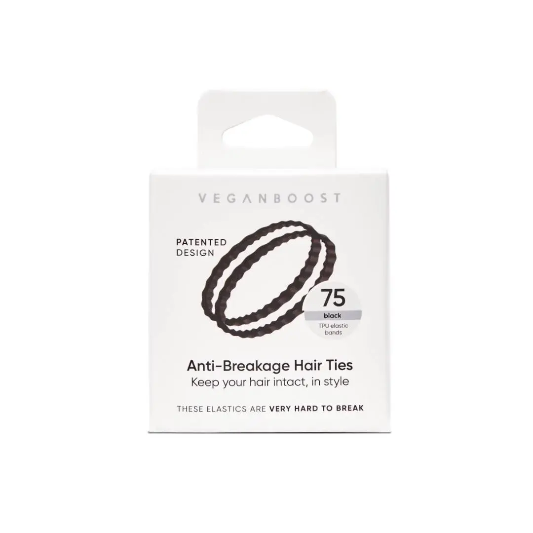 Anti Breakage Hair Ties Black - Image 3
