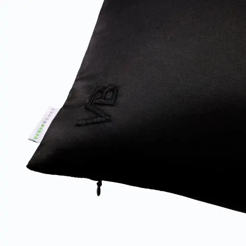 Satin Pillowcase Lava Stone Black - Image 3