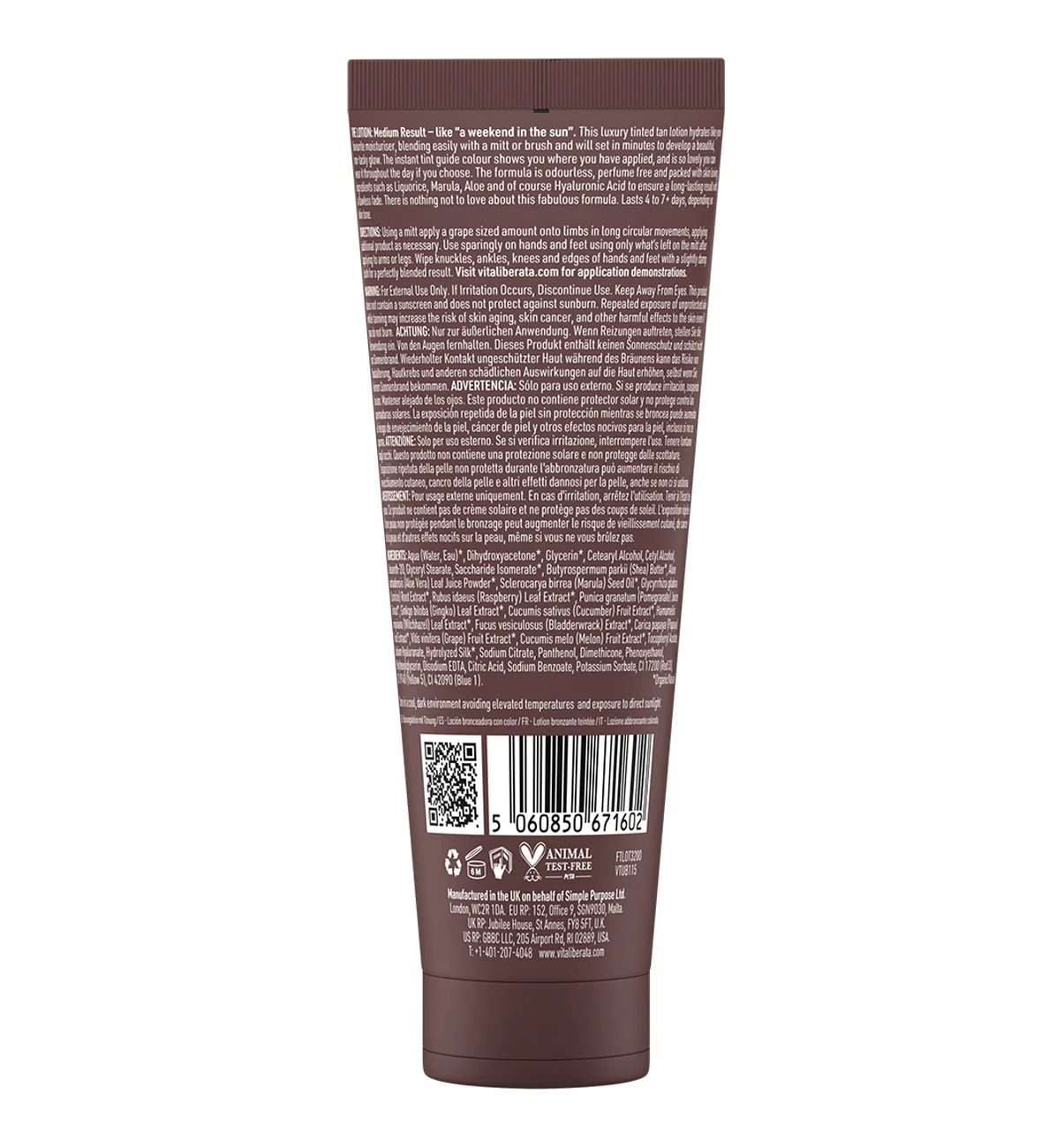 Tinted Tanning Lotion Medium - Image 4