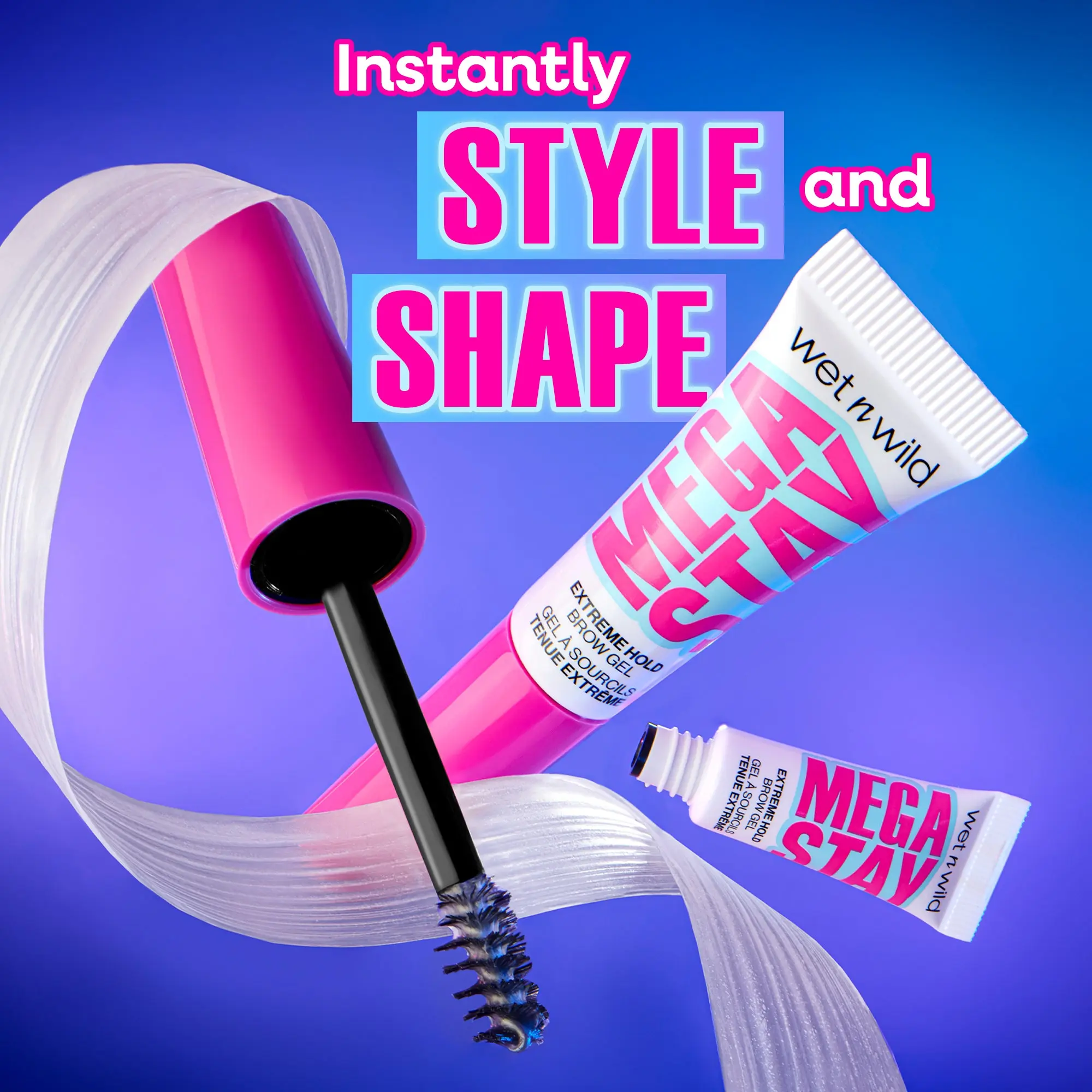 Mega Stay Extreme Hold Brow Gel Clear - Image 3