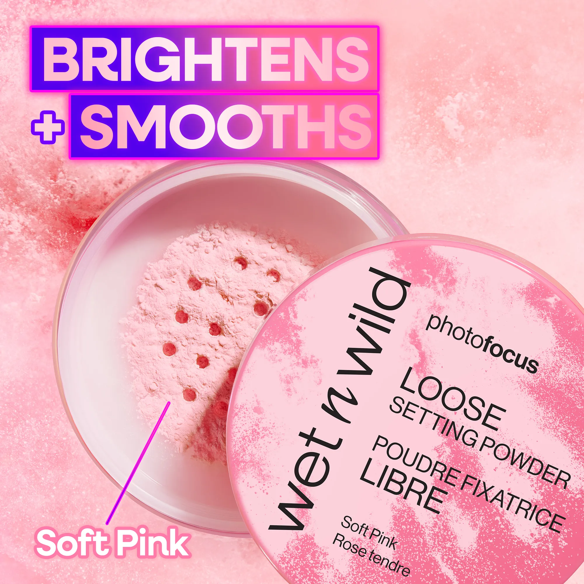 Photo Focus Loose Setting Powder Soft Pink - Image 2